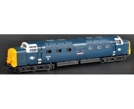 An original Bachmann made Branch Line 00 gauge model railway diesel trainset locomotive engine No. 32-527 Class 55 Deltic 550