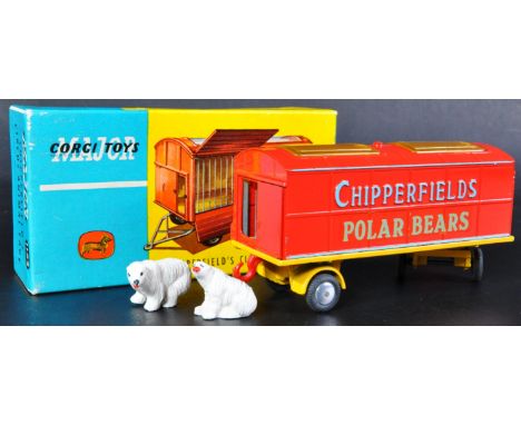 An original vintage Corgi Major Toys diecast model No. 1123 Chipperfields Circus Animal Cage. The model appearing in mint ex-