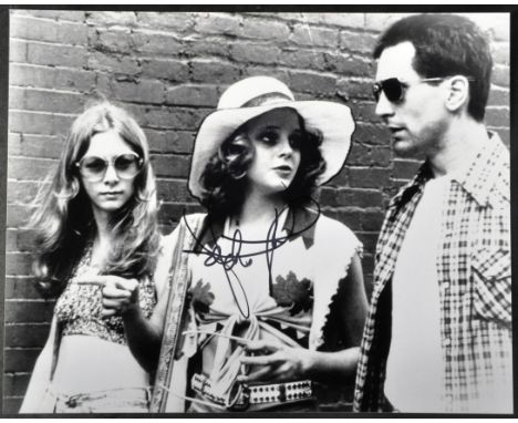 Jodie Foster - Taxi Driver - autographed 8x10" black and white photograph of Foster in the movie alongside Robert De Niro. Si