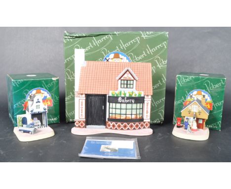 Camberwick Green – Robert Harrop – a collection of x3 figurines - all shop related - CGM05 The Post Office, CGM09 The Fishmon