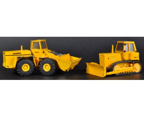 Two original vintage West Germany believed 1/50 scale Cursor Models diecast comprising model No. 1269 Tracked Dozer and No. 5