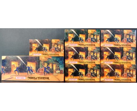 A collection of x8 Matchbox made Models of Yesteryear diecast Fire Engine models. Examples to include; 1936 Leyland Cub FK-7 