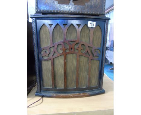LISSENOLA WOODEN CASED SPEAKER, UNTESTED