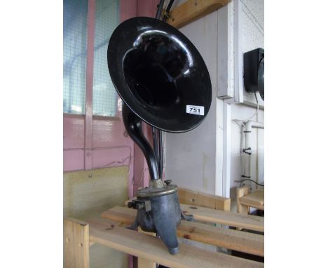 STERLING LOUD SPEAKER ON STAND, UNTESTED