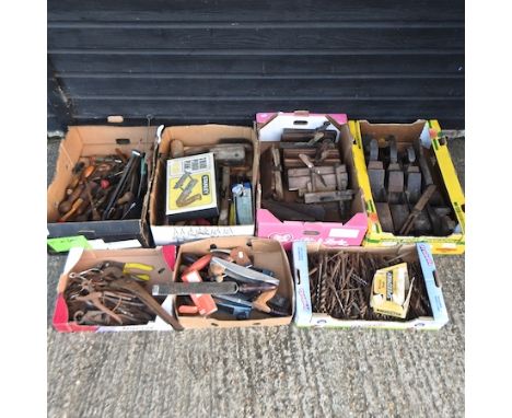 A collection of vintage tools