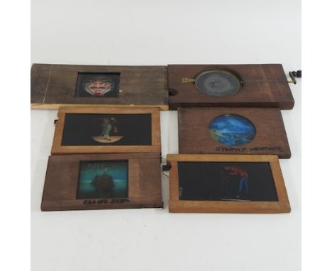 A collection of magic lantern slides