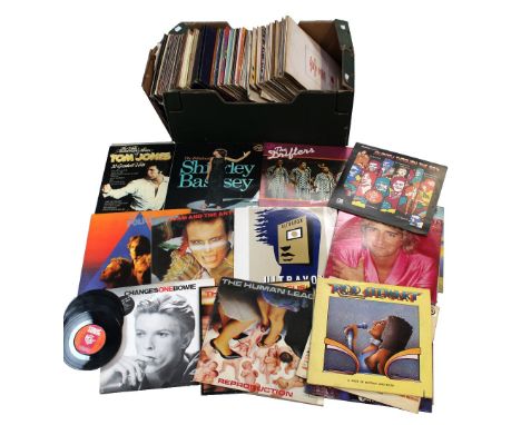 A quantity of LPs including Madness 'One Step Beyond..' (SEEZ17), David Bowie 'Changes One' (RS1055), The Human League 'Dare