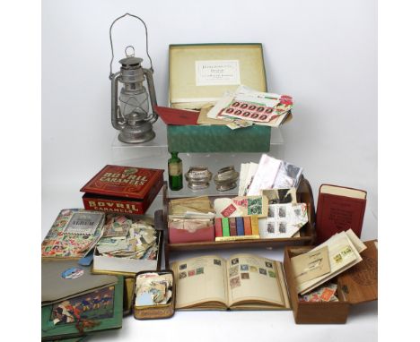 A large quantity of loose stamps and stamps in albums to include India, George VI series 1937, various European countries and