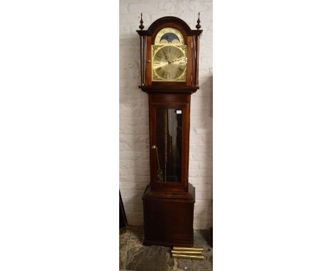 Fenclocks modern longcase clock with moon phase dial