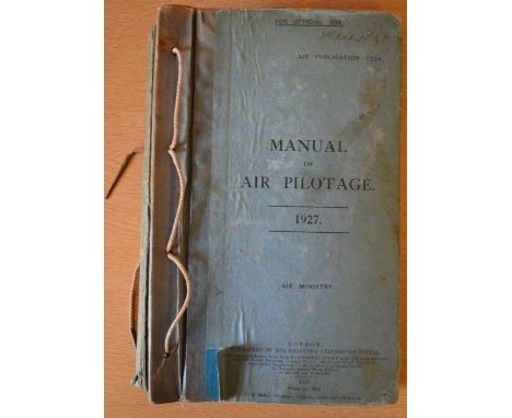 AP1234 Air Ministry Manual Of Air Pilotage 1927