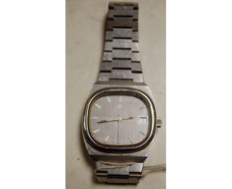 A Tissot gents steel cased Seastar quartz wrist watch with original bracelet