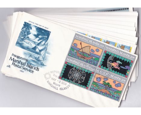 Marshall Islands 1984-1998 batch of clean FDC's by Aircraft, many with WWII connection (15)