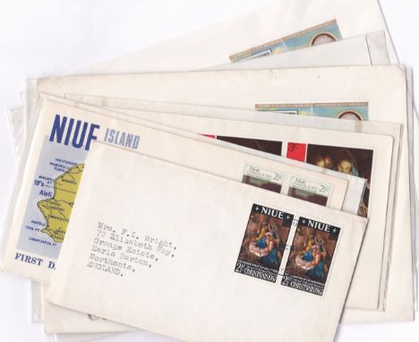 Niue - assorted First Day Covers 1953 Coronation to 1980's (8)
