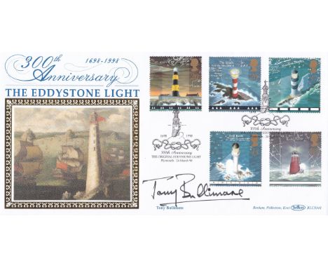 Great Britain FDC's (24 March) Light houses set on Eddystone Light Benham Gold FDC &amp; h/s (BLCS 141). Signed Tony Bullimor