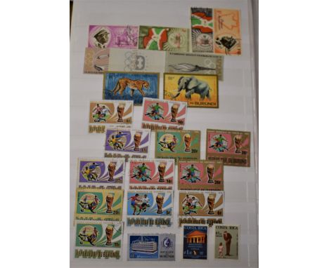 French Colonies 1960's to 1980's - Burundi and Card Chad mint &amp; used with many thematic sets Jumbo Stockbook with high re