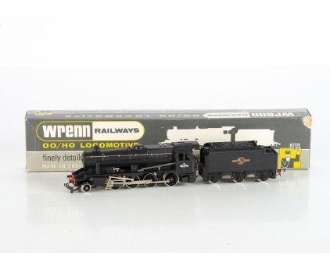 Wrenn 00 Gauge W2224A BR black 2-8-0 Class 8F, 48290, one packing ring and some original tissue, in original box stamped Pack