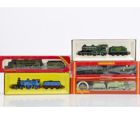 Hornby (Margate) OO Gauge Steam Locomotives and Tenders, five boxed examples, SR Schools Class R380 Stowe, R057 Charterhouse,