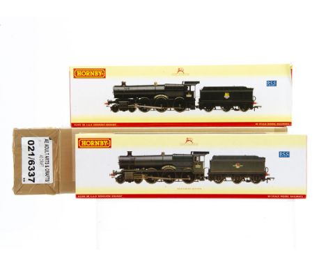 Hornby 00 Gauge BR ex GWR  6800 Grange Class Steam Locomotives, R2404 green weathered 6869 'Resolven Grange' and R2403 black 