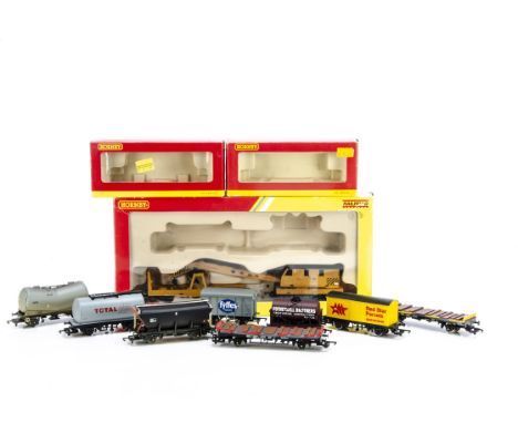 Hornby (China) OO Gauge Goods Wagons, an unboxed collection includes six Fothergill Brothers tank wagons, five ECC Quarries h