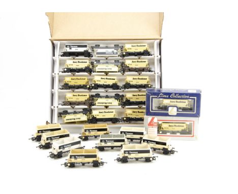 Lima OO Gauge Mineral Wagons, an unboxed collection comprises thirty Tarmac examples some with loads and twenty nine ARC Amey