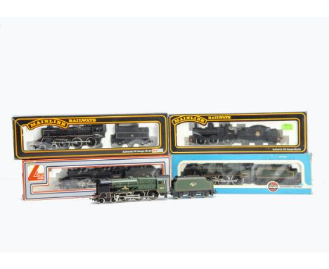 OO Gauge BR Steam Locomotives and Tenders, four boxed examples Lima 205120 Crab Class 42700, Mainline 54157 Dean Goods 2538, 