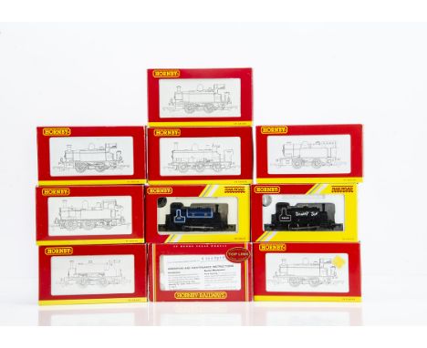 Hornby 00 Gauge 0-4-0 and other Tank Locomotives, 0-4-0, R2361 Caledonian Railway blue No 270 Saddle Tank, R2065 LMS black Pu