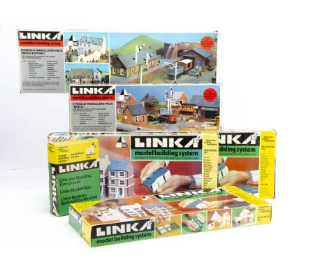 Linka 00 Gauge Model Building Packs Hornby and Airfix Buildings and Accessories and various Model Railway DVDs,  Brickwork Se