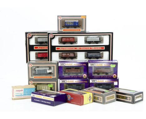 Dapol 00 Gauge Goods Rolling Stock, two Mevagissey Model Railway four Private Owners wagon sets, ten other trucks, Oxford Rai