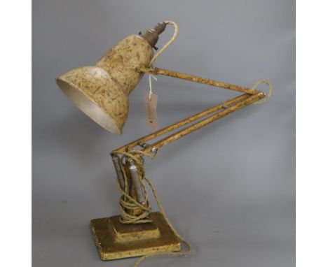 A vintage anglepoise lamp fully extended height 93cm