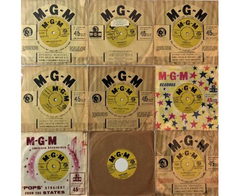 A smashing pack of 16 7" singles on the MGM label. A run of rarities by Hank Williams and Connie Francis, also includes a num