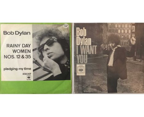 A smashing pack of 2 7" single by Bob Dylan, both are Scandinavian pressings. Titles include I Want You/ Just Like Tom Thumb'