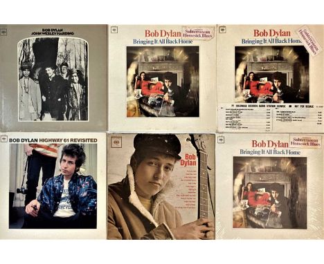 A super pack of 7 LPs by Bob Dylan. All on the 2 Eye or 6 Eye Columbia label, the pack includes a nice promo. Titles include 