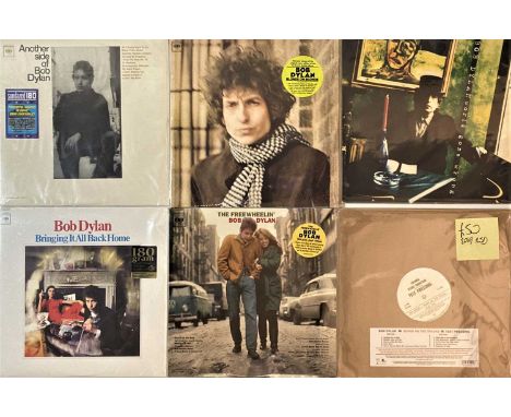 A super selection of 6 LPs &amp; a DVD/ Book set by Bob Dylan. All modern 90s/ 2000s pressings. Titles include World Gone Wro