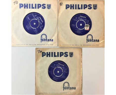 PHILIPS 7" - ROCKABILLY/POPCORN RARITIES. Movin' pack of 3 x scarce original UK Philips Rockabilly/Popcorn rarities. Titles a