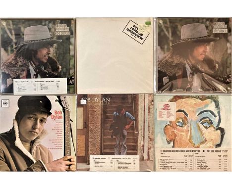 A smashing collection of 23 LPs by Bob Dylan, does include a couple of 12" singles. Titles include Desire (JC 33893, 1979 US 