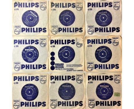 PHILIPS - 7" COLLECTION (60s/70s). Impressive catalogue of 36 x UK Philips 7" from the 60s and going into the 70s. Artists/ti