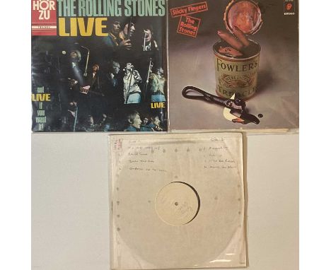 THE ROLLING STONES - OVERSEAS RARITY LPs. Smart selection of 3 x hard to find overseas pressing LPs including a test pressing