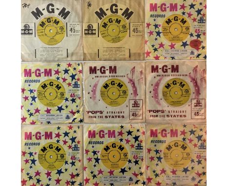 A timeless collection of 17 7" singles by the glorious Connie Francis. Titles include Eighteen/ Faded Orchid (45-MGM 962, Ex+
