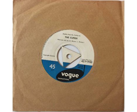 THE CUPIDS - NOW YOU TELL ME 7" (ORIGINAL UK VOGUE RELEASE - 45/V 9102). A biggy from The Cupids with Now You Tell Me c/w Lil