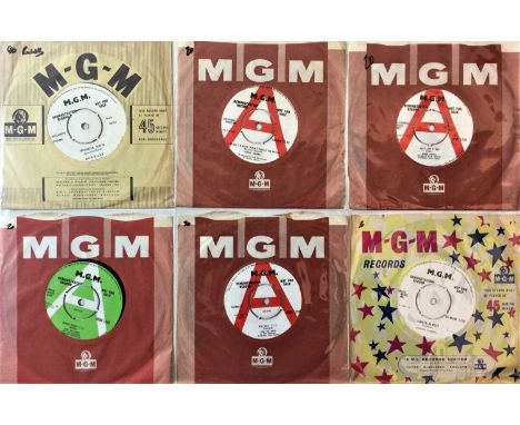 A quality selection of 6 7" UK MGM demo pressings. Artists/ titles include Bob Riley - Wanda Jean/ The Midnight Line (MGM997,