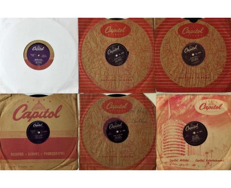 A superb collection of 25 rock n roll 78s. Artists/ titles include Gene Vincent inc Be-Bop-A-Lula (Capitol 3450), Be-Bop-A-Lu