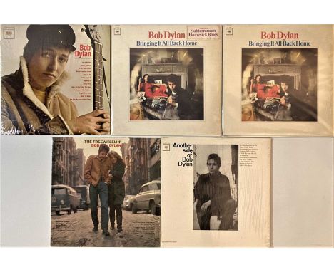 A smashing pack of 5 LPs by Bob Dylan. All US pressings on the 2 Eye Columbia label. Titles include Bringing it All Back Home