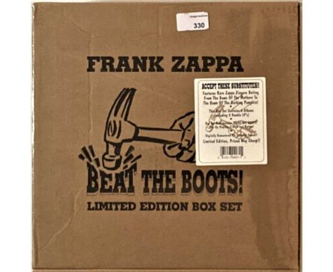 Here we have a lovely sealed copy of Frank Zappa's Beat The Boots LP box-set (R-70907, 1991 Limited Edition 10 LP US pressing
