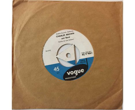 CHARLES BROWN &amp; HIS BAND - I'LL ALWAYS BE IN LOVE WITH YOU 7" (ORIGINAL UK VOGUE RELEASE - 45/V 9061). A mover from Charl