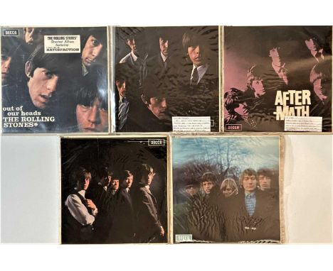 THE ROLLING STONES LPs - 60s UK MONO ORIGINALS. Wicked pack of 5 x well presented early/original 60s UK mono LPs from the Sto