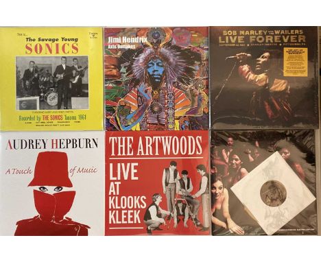 A superb collection of 19 LPs, all modern pressings/ reissues of classic 60s favourites. Artists/ titles include Bob Marley a