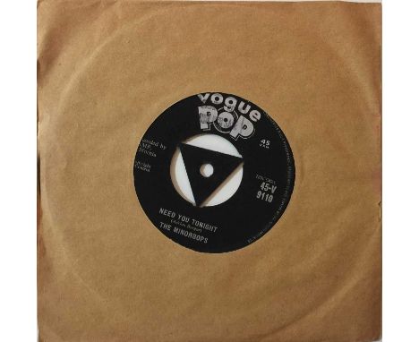 THE MINORBOPS - NEED YOU TONIGHT 7" (ORIGINAL UK VOGUE POP RELEASE - 45-V 9110). A Doo-Wop beauty from The Minorbops with Nee