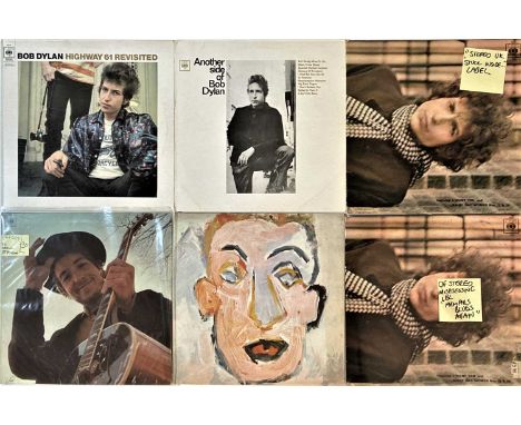 Here we have a smashing collection of 9 LPs, all early and original UK pressings on the orange CBS label by Bob Dylan. Titles