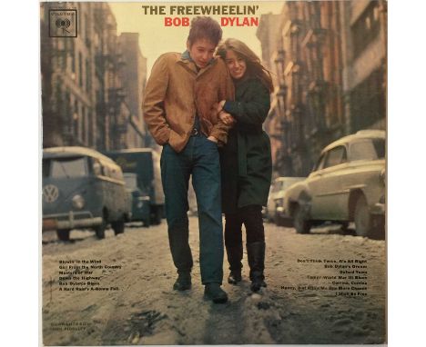 Here we have an original LP promo copy of Bob Dylan's 2nd studio album The Freewheelin' Bob Dylan (CL 1986, 1963 US promo pre