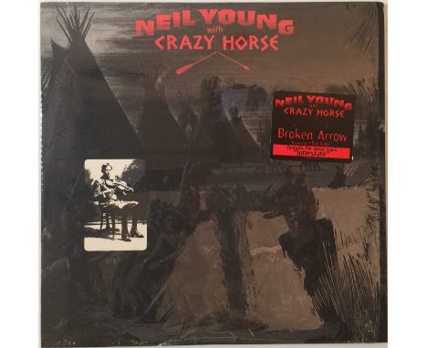 NEIL YOUNG WITH CRAZY HORSE - BROKEN ARROW LP (ORIGINAL US PRESSING WITH PROMO FLAT - REPRISE 946291-1). The wicked double 19